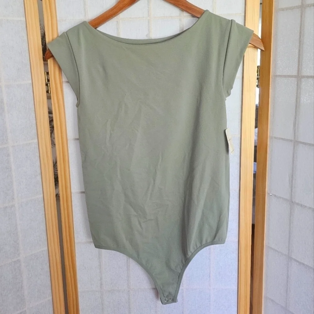 Free PeopleClean Lines Boat Neck Bodysuit